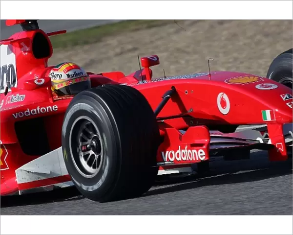 Formula One Testing: Luca Badoer Ferrari F2005