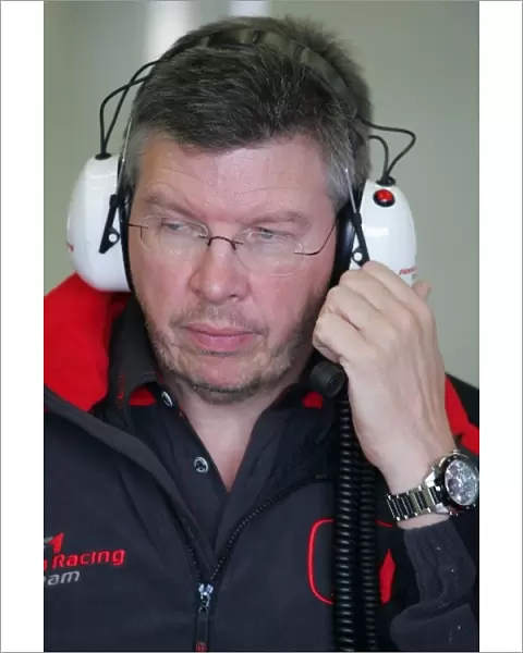 Formula One Testing: Ross Brawn Honda F1 Team Principal