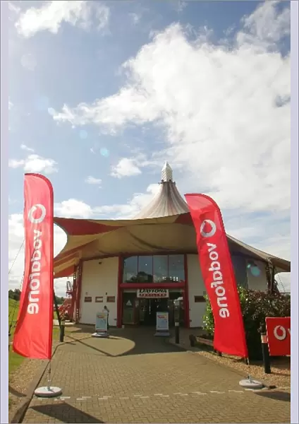 Vodafone Promo Event: The entrance: Vodafone Promo Event, Daytona Karting Circuit, Milton Keynes
