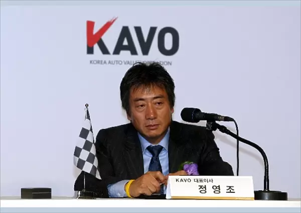 South Korean Grand Prix Press Conference: Mr. Yung-cho Chung President & CEO of Korea Auto Valley Operation