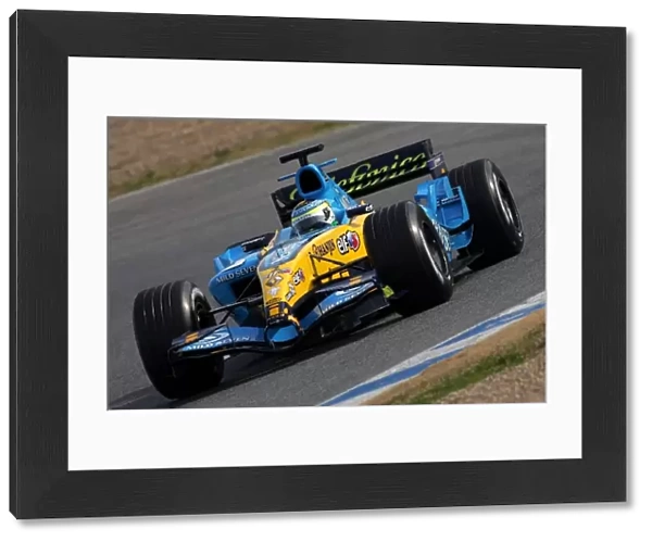 Formula One Testing: Giancarlo Fisichella Renault R25