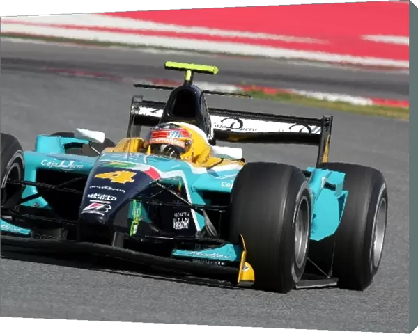 GP2 Testing: Roldan Rodriguez Minardi Piquet Sports