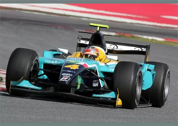 GP2 Testing: Roldan Rodriguez Minardi Piquet Sports