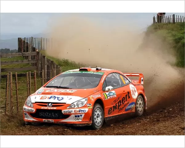 World Rally Championship: Henning Solberg Peugeot 307 WRC on stage 3