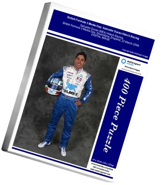 British Formula 3 Media Day: Salvador Duran Hitech Racing