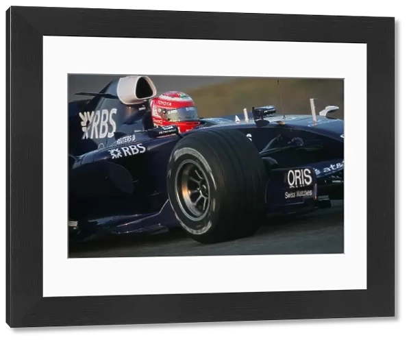 Formula 1 Testing: Kazuki Nakajima Williams interim car