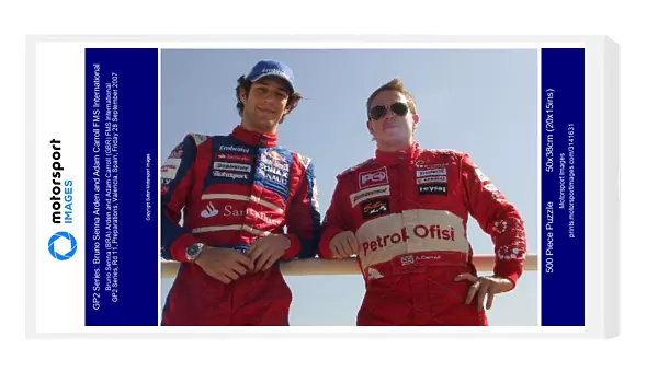 GP2 Series: Bruno Senna Arden and Adam Carroll FMS International