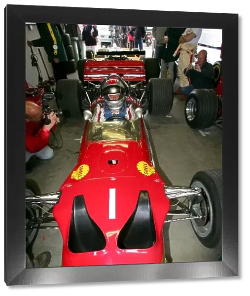 GP Live: Mario Andretti tries out his old Lotus 49