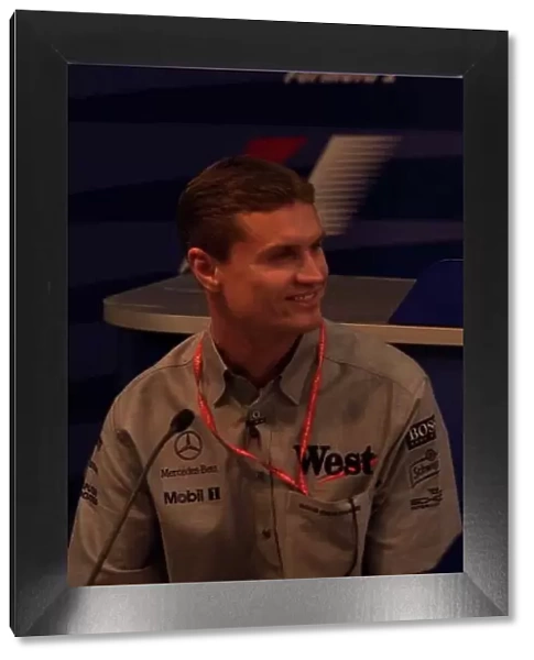 David Coulthard in the first appearence since plane crash