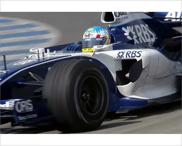 Formula 1 Testing: Alex Wurz Williams test driver