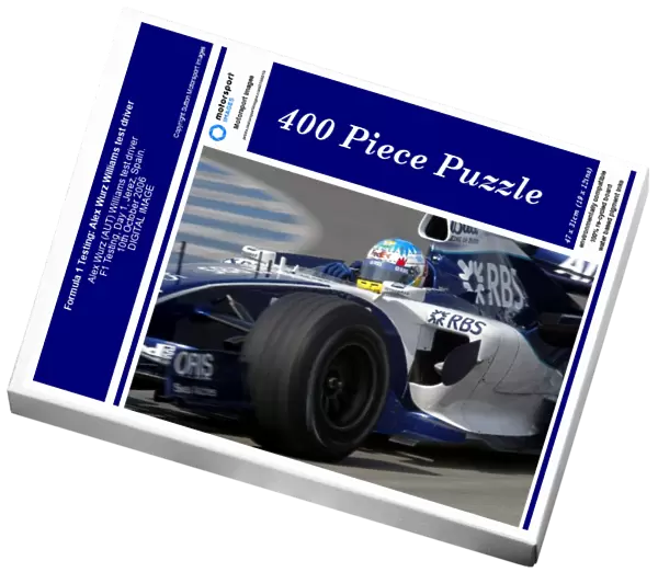 Formula 1 Testing: Alex Wurz Williams test driver