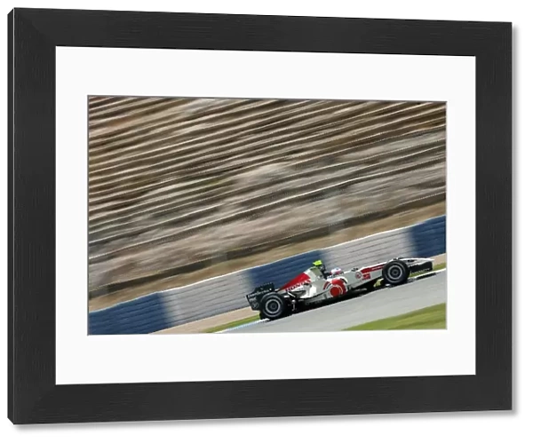 Formula 1 Testing: Rubens Barrichello Honda F1 RA106