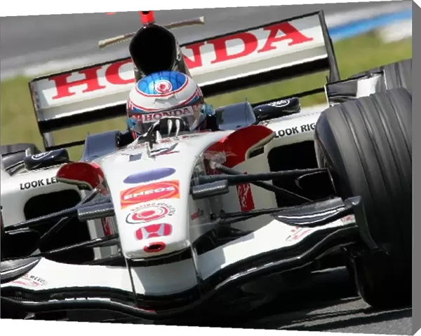 Formula 1 Testing: Jenson Button Honda F1 RA106