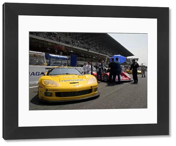 Le Mans 24 Hours: The car of Oliver Gavin  /  Olivier Beretta Jan Magnussen Corvette Racing Corvette C6. R