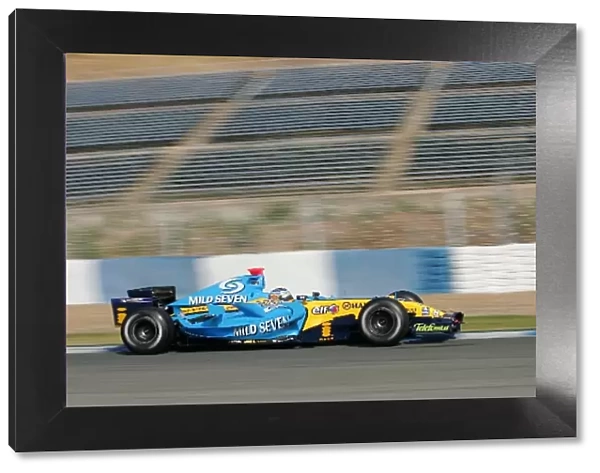 Formula 1 Testing: Fernando Alonso Renault R26