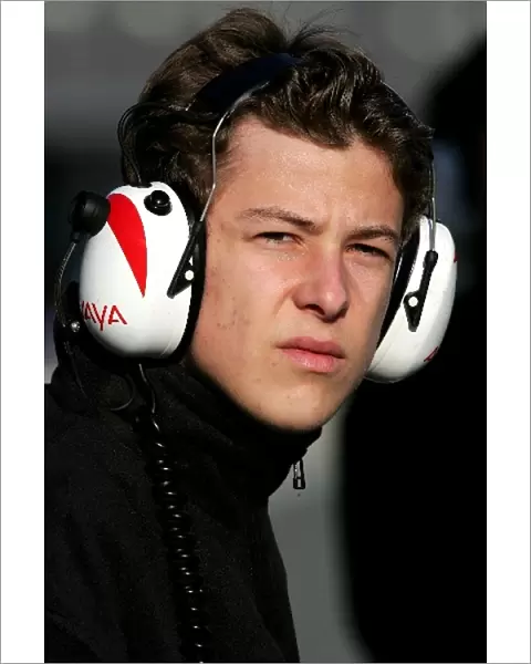 Formula 1 Testing: Marco Andretti watches testing in preparation for his test for Honda on Friday