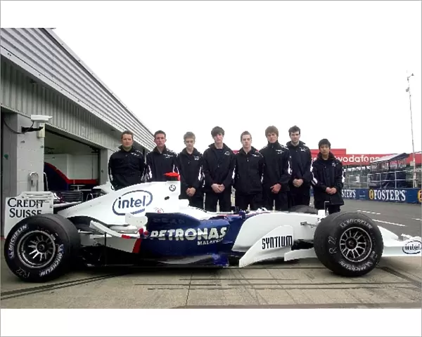 Formula 1 Testing: Formula BMW UK drivers visit the BMW Sauber garage