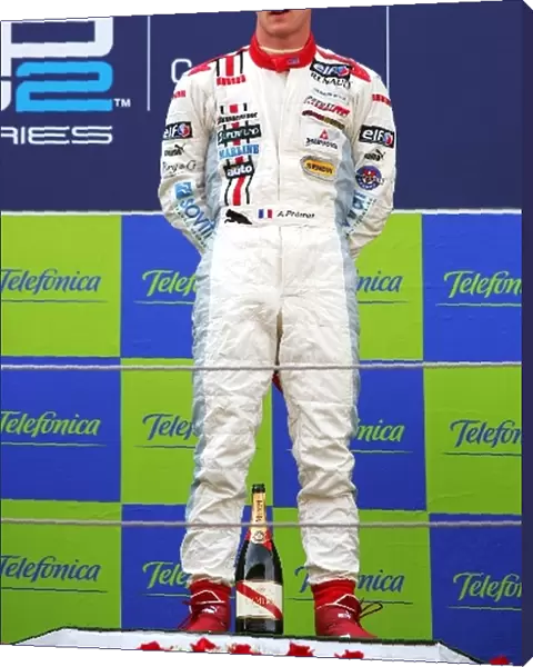 GP2 Series: Race winner Alexandre Premat ART Grand Prix on the podium