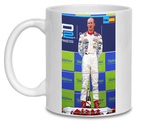 GP2 Series: Race winner Alexandre Premat ART Grand Prix on the podium