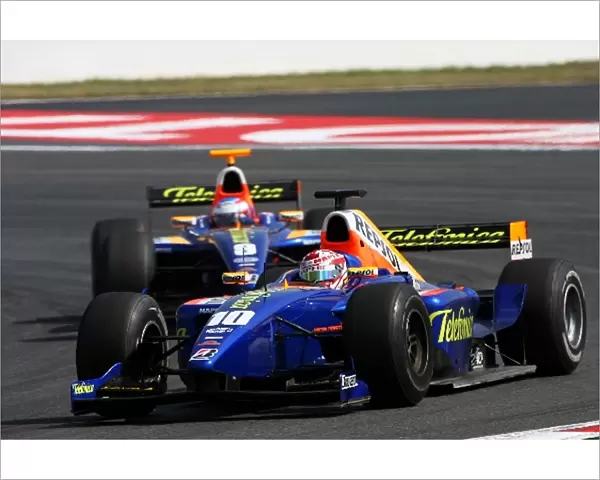 GP2 Series: Javier Villa Racing Engineering and Adam Carroll Racing Engineering