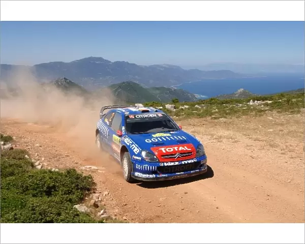 FIA World Rally Championship: Xavier Pons, Citroen Xsara WRC, on stage 10