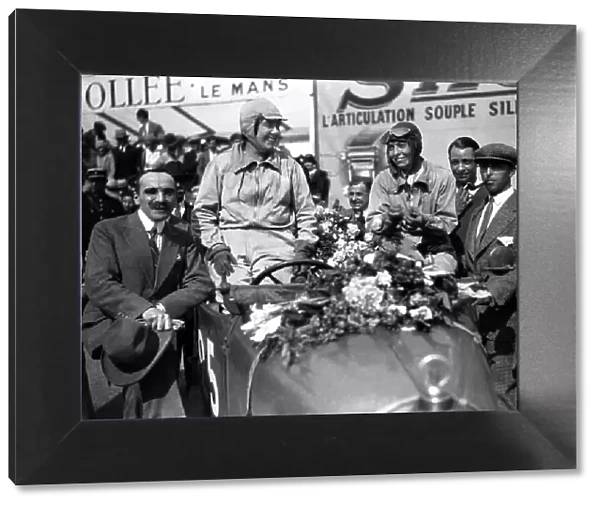 1930 Le Mans 24 hours. Le Mans, France. 21st - 22nd June 1930. Marguerite Mareuse  /  Odette Siko (Bugatti T40), 7th position overall and 2nd position in class, portrait. World Copyright: LAT Photographic. Ref: Autocar Glass Plate B4207