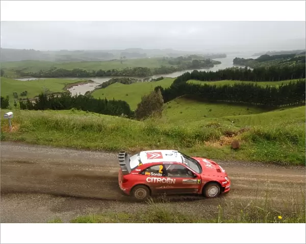 FIA World Rally Championship: Daniel Sordo, Citroen Xsara WRC, on stage 15