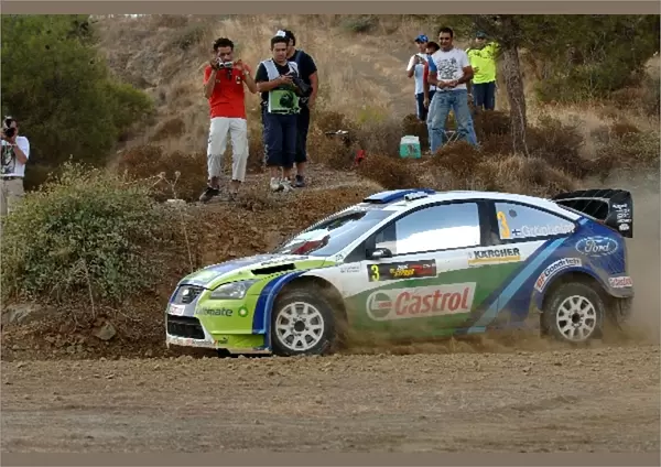 FIA World Rally Championship: Marcus Gronholm in action on Stage 7