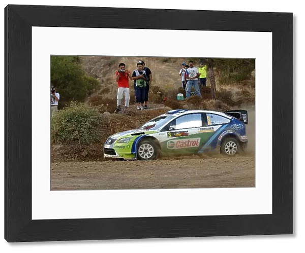FIA World Rally Championship: Marcus Gronholm in action on Stage 7