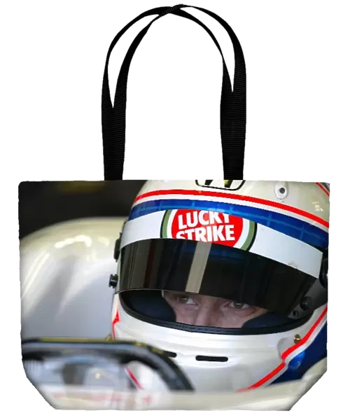 Formula One World Championship: BAR test driver Anthony Davidson was present to develop the BAR 004