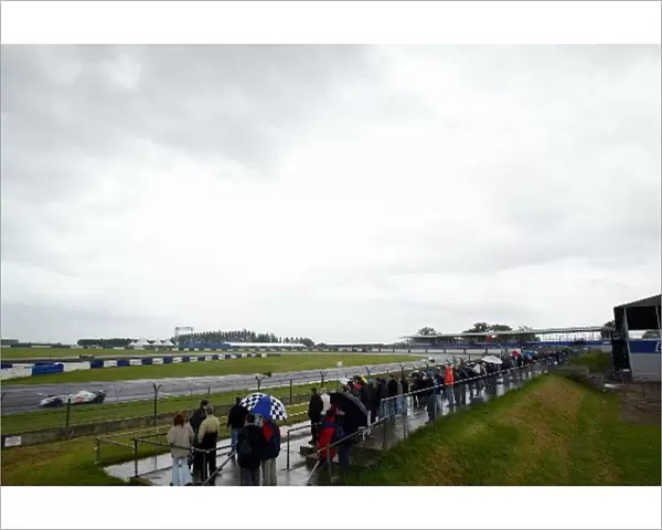 Formula One World Championship: British fans braved the elements to watch a major test for the final time at Silverstone before the British GP