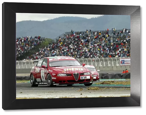 2005 World Touring Car Championship Puebla, Mexico. 25th - 26th June. Fabrizio Giovanardi (Alfa Romeo Racing Team Alfa Romeo 156). Action. World Copyright: Photo4 / LAT ref: Digital Image Only