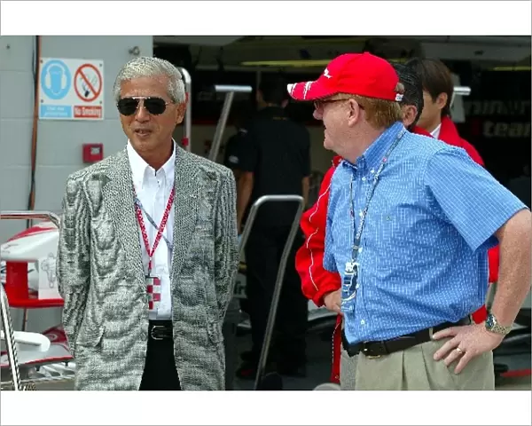 Formula One World Championship: VIPs in the Toyota pit