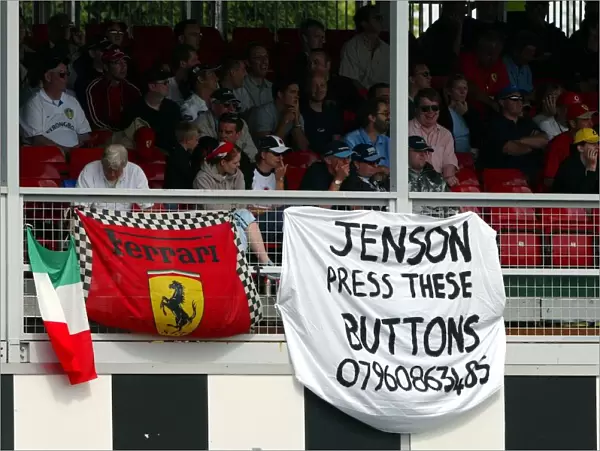 Formula One World Championship: Ferrari and Jenson Button BAR fans