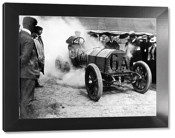 1906 French Grand Prix. Le Mans, France. 26-27 June 1906. Camille Jenatzy (Mercedes 120) 10th position. Published-Autocar 7 / 7 / 1906 p10. Ref-S65-3371. A Race Through Time exhibition number 68. World Copyright - LAT Photographic
