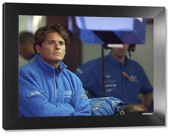 2001 Belgian Grand Prix Spa Francorchamps, Belgium. 31st August 2001. Giancarlo Fisichella, Benetton Renault B201, portrait. World Copyright: Steve Etherington / LAT Photographic ref: 17. 5mb Digital Image Only