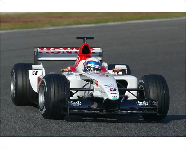 Formula One Testing: Anthony Davidsonhas his first run in the new BAR Honda 005