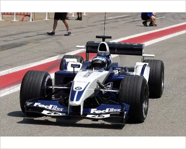 Formula One Testing: Marko Asmer BMW Williams FW25