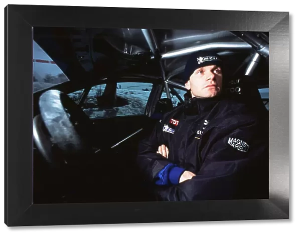 FIA World Championship, Swedish Rally 1st-3rd Febuary 2002 Marcus Gronholm, Peugeot, Portrait World Copyright McKlien / LAT Photographic