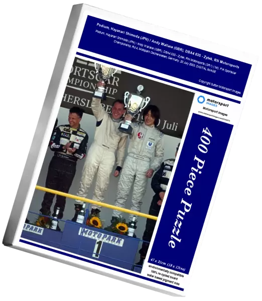 Podium, Hayanari Shimoda (JPN)  /  Andy Wallace (GBR), DBA4 03S - Zytek, RN Motorsports