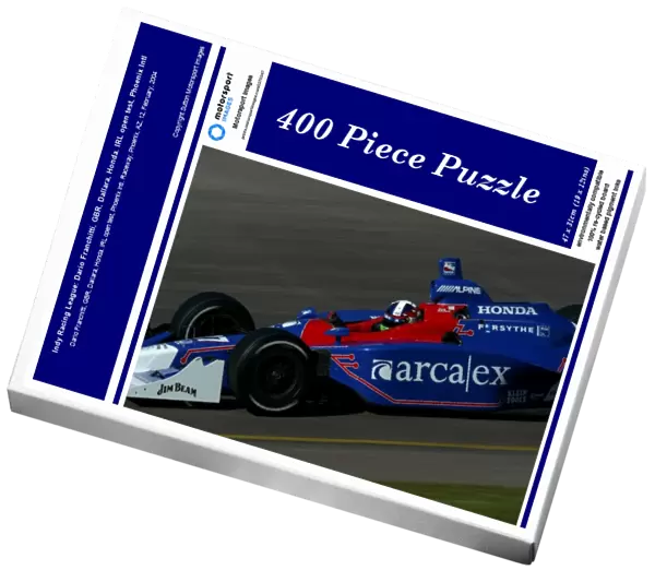 Indy Racing League: Dario Franchitti, GBR, Dallara, Honda. IRL open test, Phoenix Intl. Raceway, Phoenix, AZ, 12, February, 2004