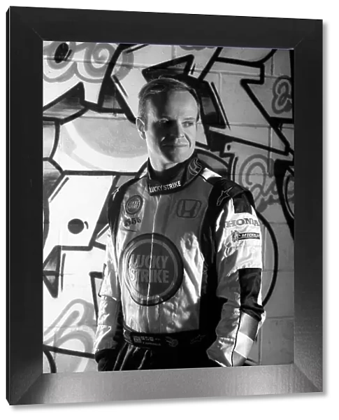 2006 Lucky Strike Honda F1 Team Launch Rubens Barrichello, Honda RA106, driver portrait. Photo: Steven Tee / LAT Photographic ref: 48mb Hi Res Digital Image BW_VY9E7422