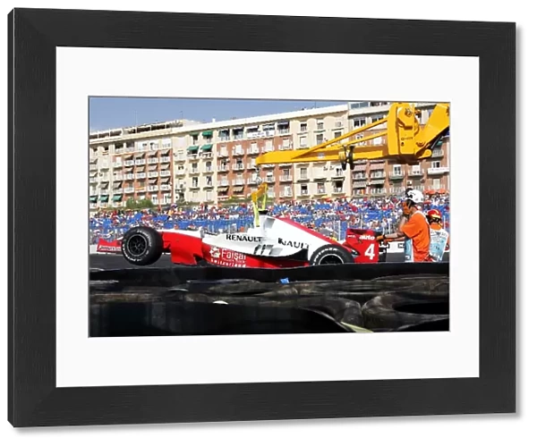 GP2 Series: Romain Grosjean ART retired from the race