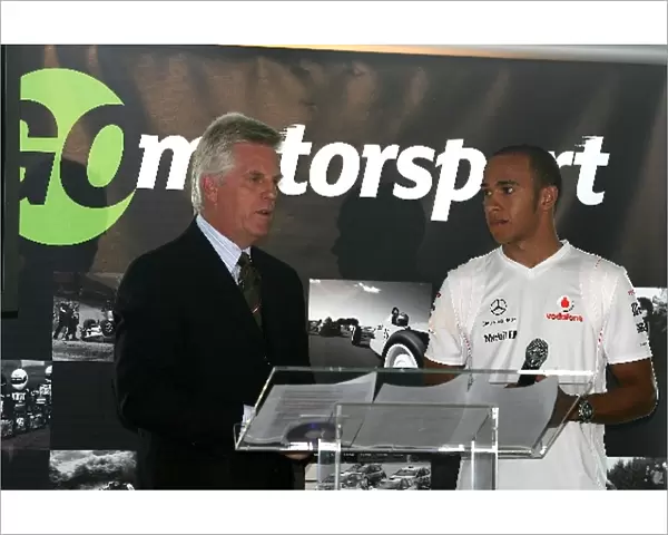 Go Motorsport Launch: Steve Rider interviews Lewis Hamilton McLaren