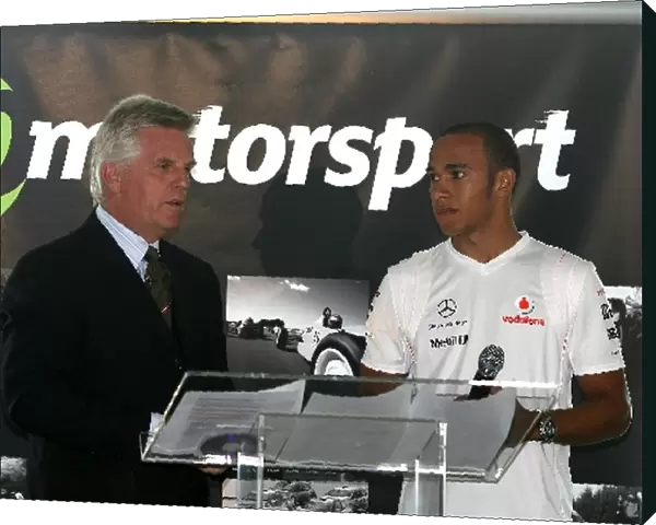 Go Motorsport Launch: Steve Rider interviews Lewis Hamilton McLaren