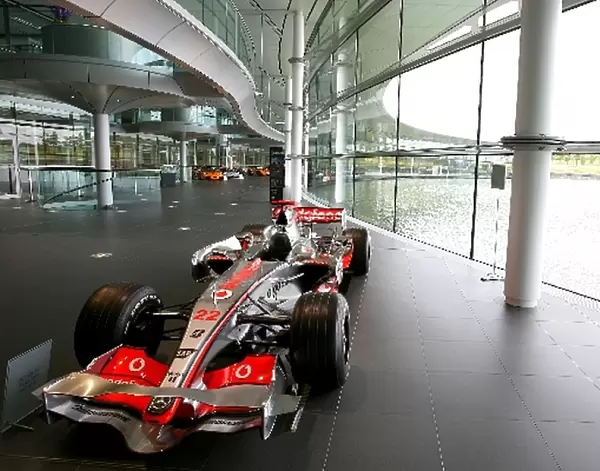 Go Motorsport Launch: The reception area at the McLaren Technology Centre