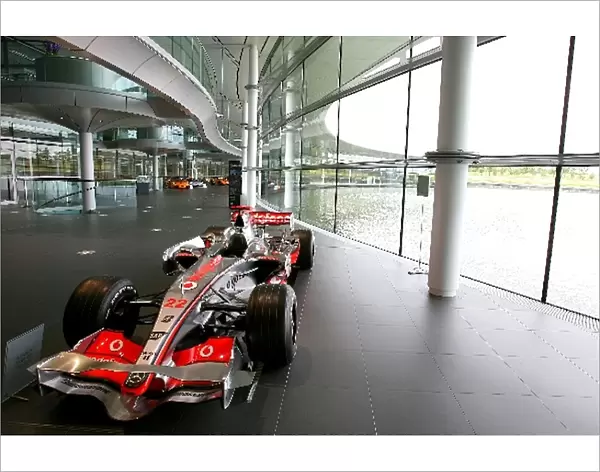 Go Motorsport Launch: The reception area at the McLaren Technology Centre