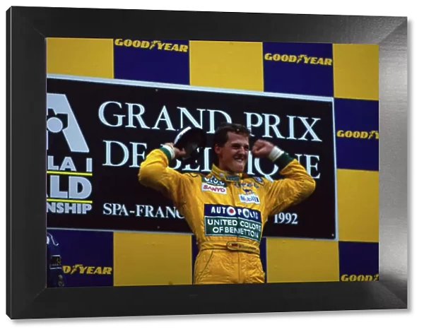 Msbook. 1992 Belgian Grand Prix.. Spa-Francorchamps, Belgium