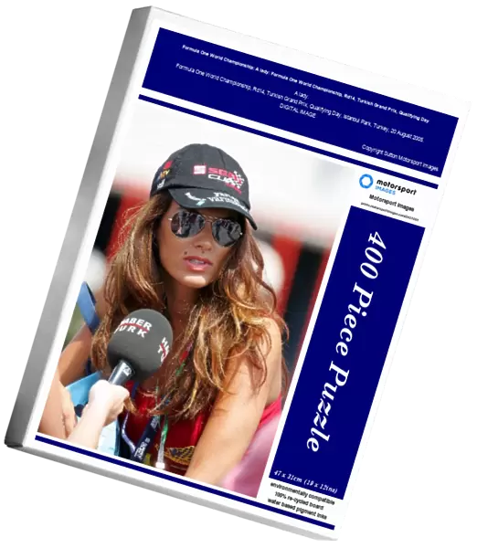 Formula One World Championship: A lady: Formula One World Championship, Rd14, Turkish Grand Prix, Qualifying Day, Istanbul Park, Turkey, 20 August