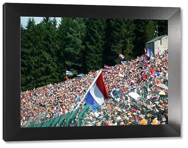 F1, Formula 1, Formula One, Grand Prix, Gp, Bel, Atmosphere, Portrait, Flag, Flags, Banners, Orange, Priority”